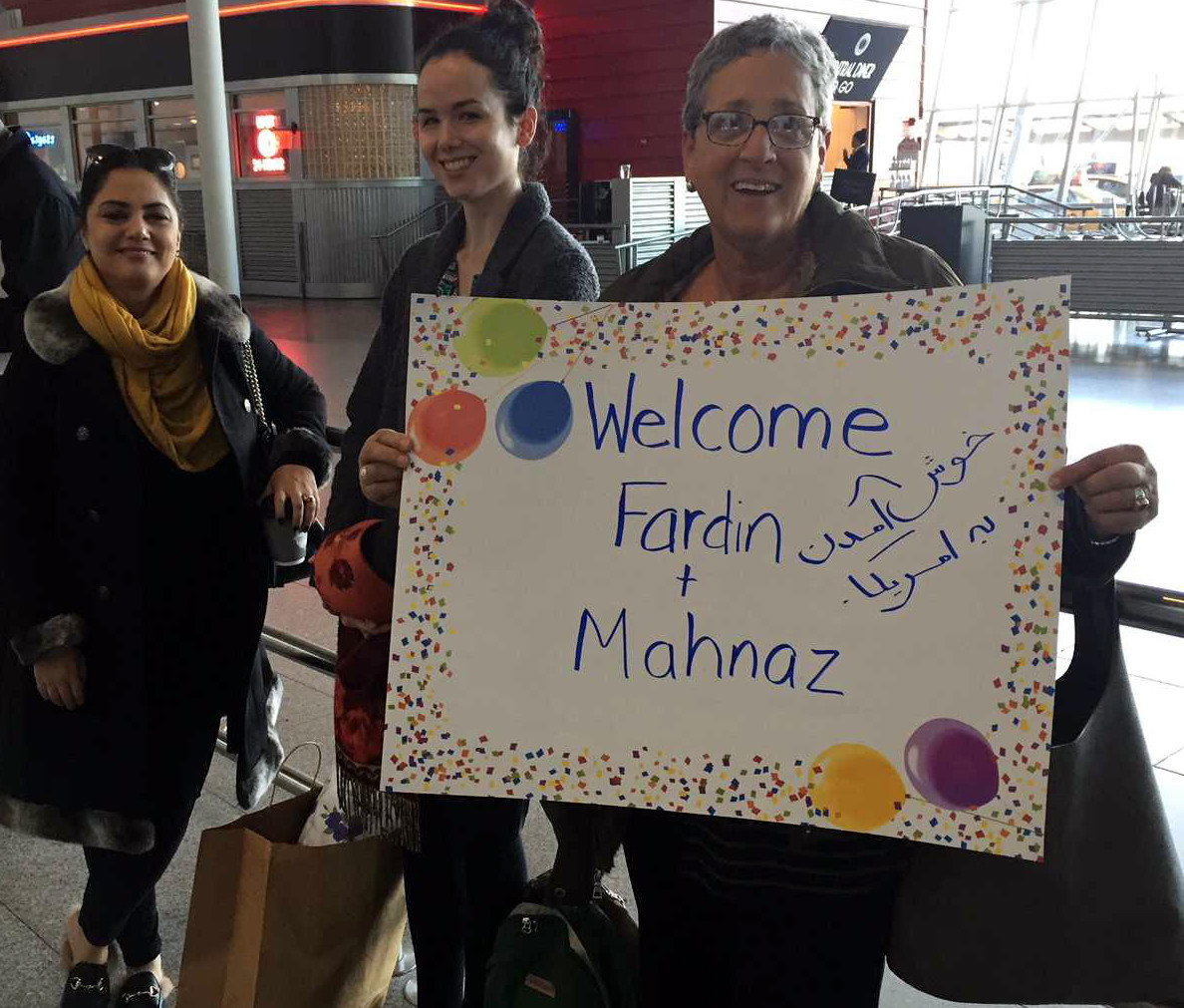 Welcoming the Ghafoor family